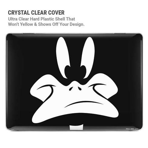 Looney Tunes Daffy Duck Plain Black and White MacBook Cases